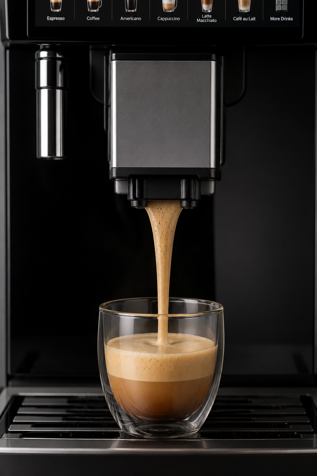 Commercial bean-to-cup coffee machine