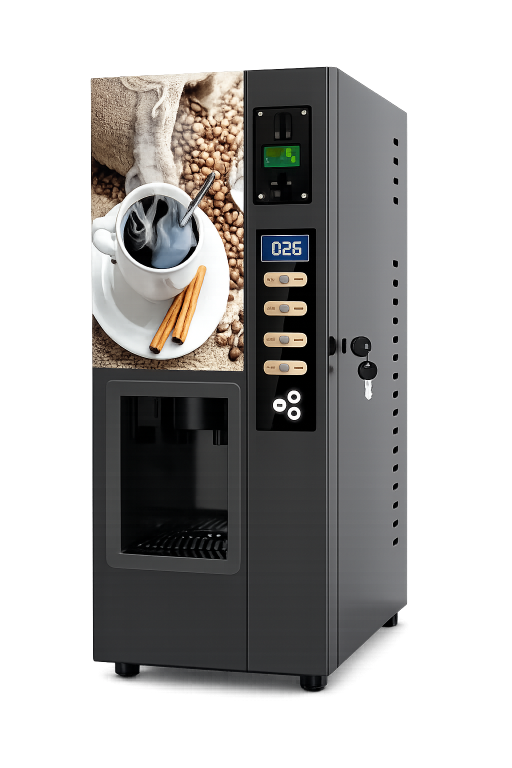 Countertop vending coffee machine